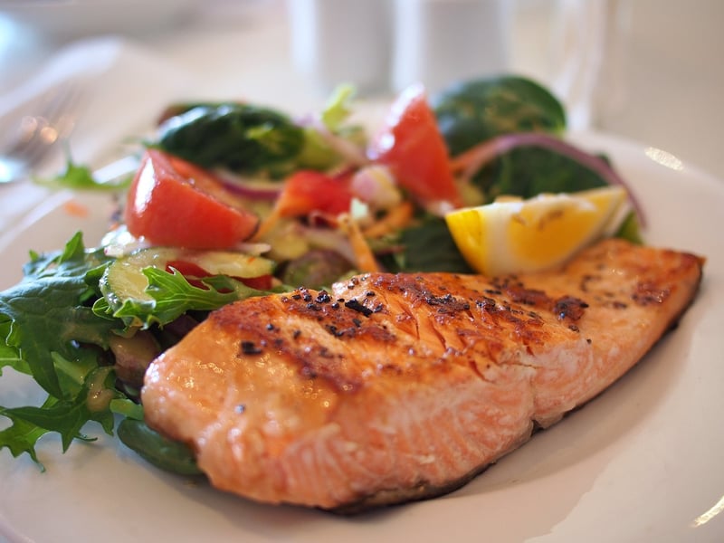 Grilled Salmon with Avocado Salsa